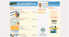 Desktop Screenshot of alu-jalousien.com